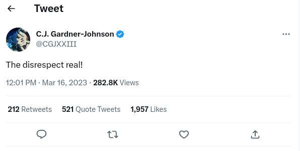 C.J. Gardner-Johnson vents about disrespect on Twitter