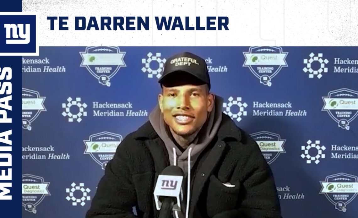 Darren Waller: 'It's been high-octane the last 24 hours'