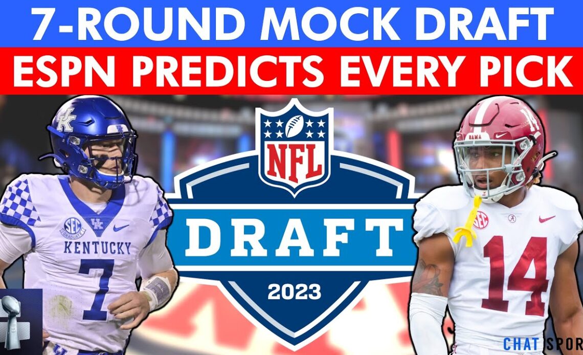 ESPN 7-Round 2023 NFL Mock Draft: Reacting To The Projections For Every Draft Pick