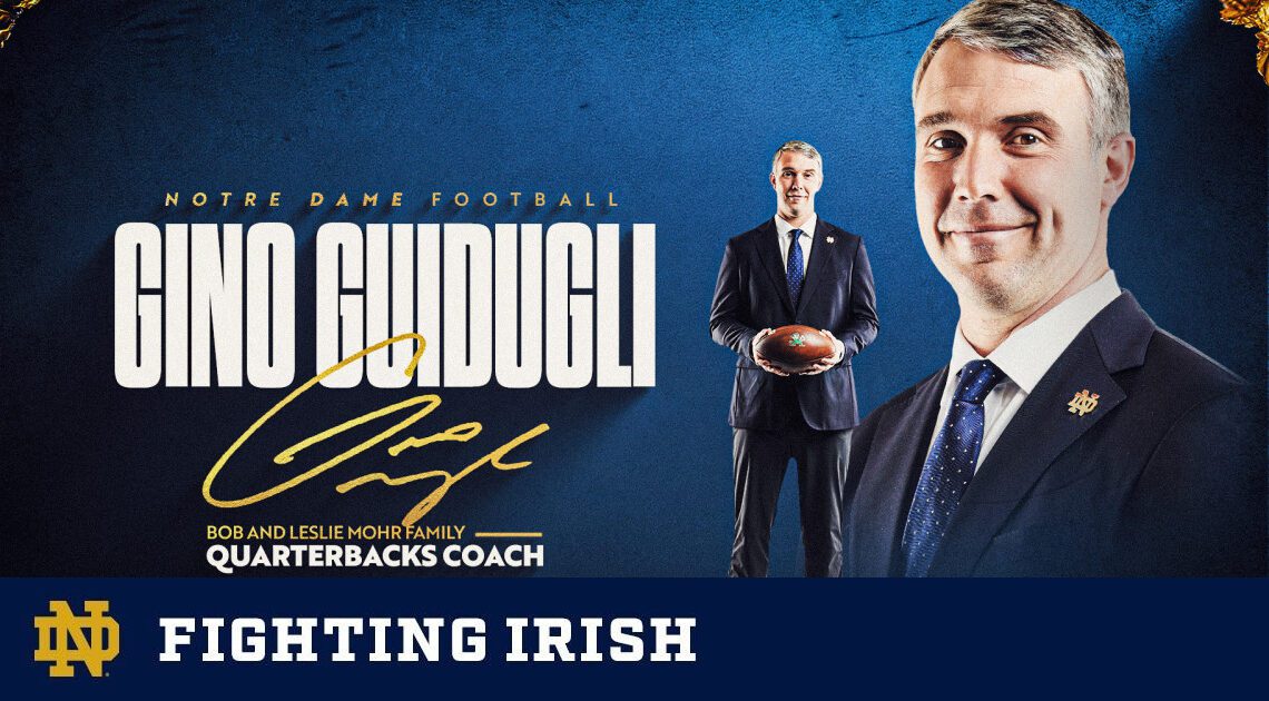 Gino Guidugli Joins Football Staff As Quarterbacks Coach – Notre Dame Fighting Irish – Official Athletics Website