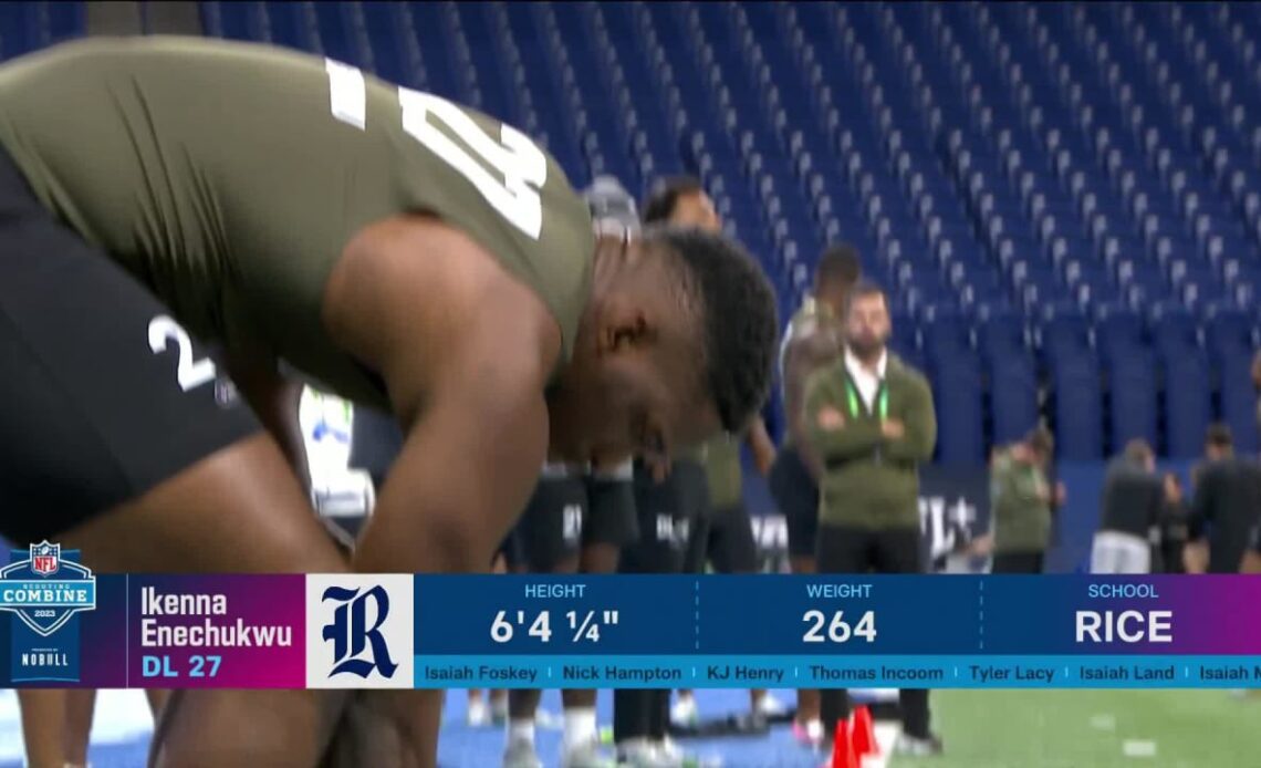 Ikenna Enechukwu's 2023 NFL Scouting Combine workout