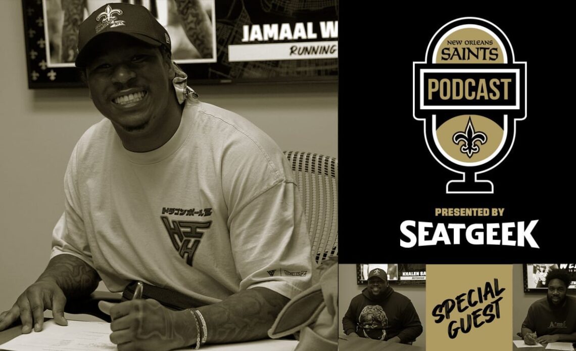 Jamaal Williams, Nathan Shepherd and Khalen Saunders on Saints Podcast presented by SeatGeek | March 20, 2023