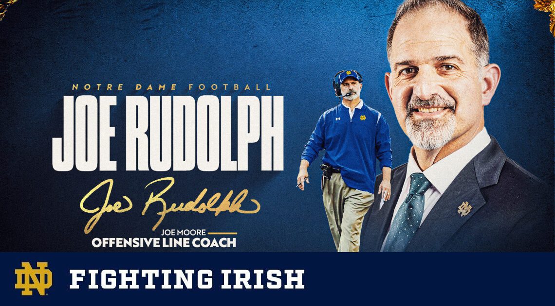 Joe Rudolph Named Offensive Line Coach – Notre Dame Fighting Irish – Official Athletics Website