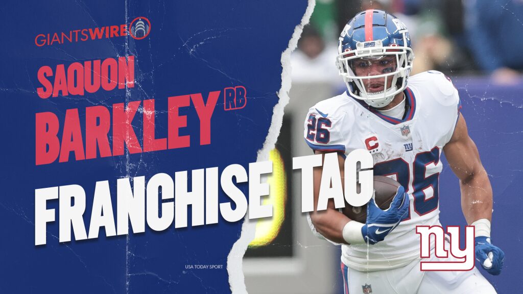 New York Giants will place franchise tag on RB Saquon Barkley