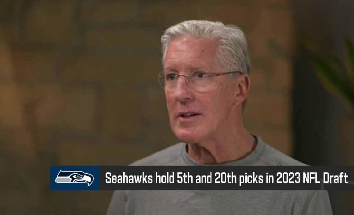 Pete Carroll Discusses Seahawks' Draft Capital, Geno Smith's Future At Annual League Meeting