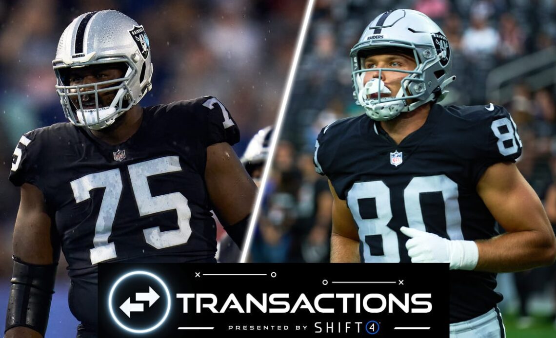 Raiders re-sign T Brandon Parker and TE Jesper Horsted