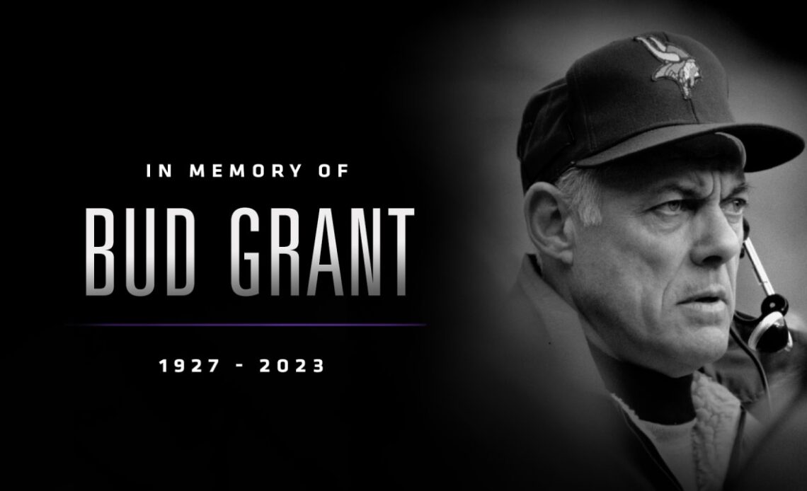 Statement on Passing of Vikings Legendary Head Coach Bud Grant