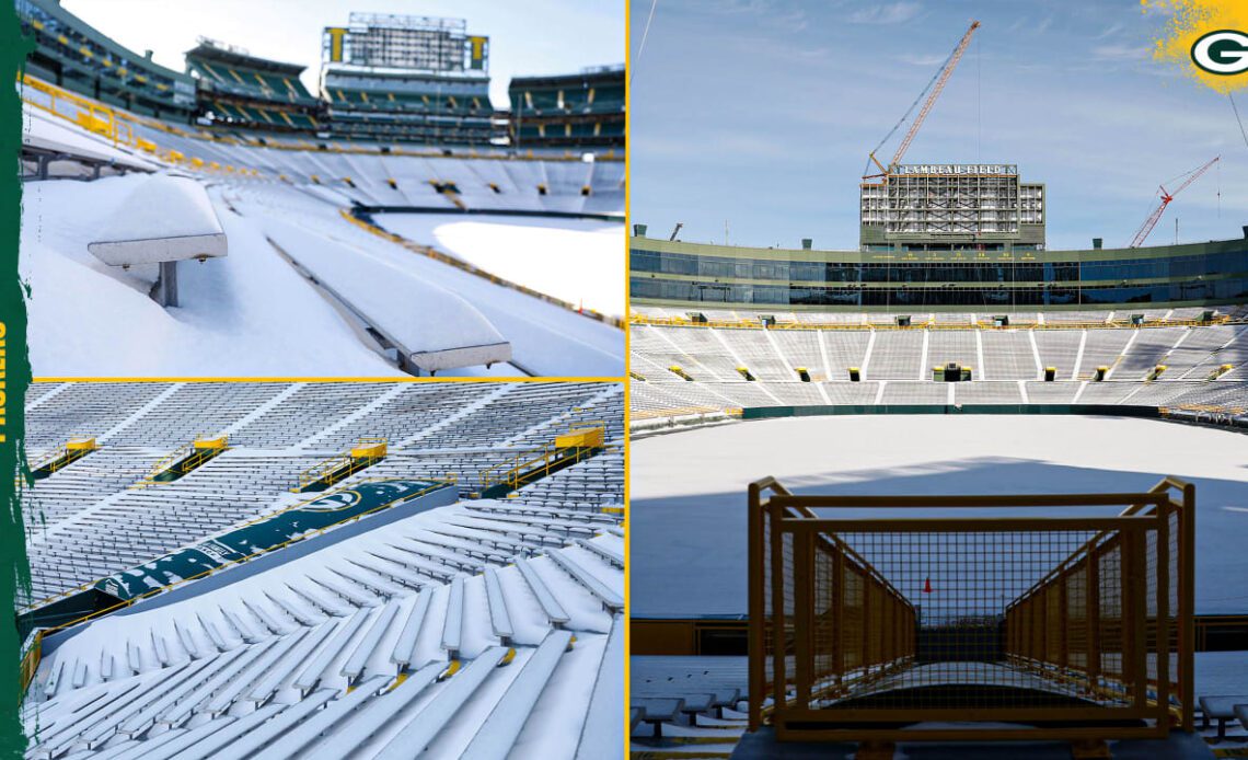 Weather Report: Lambeau Field blanketed with snow