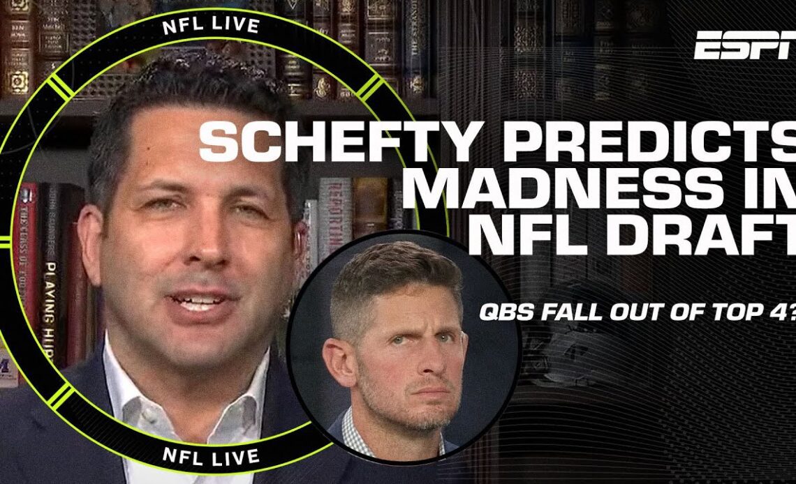 Adam Schefter makes SHOCKING PREDICTION for NFL Draft's Top-4 🤯 | NFL Live