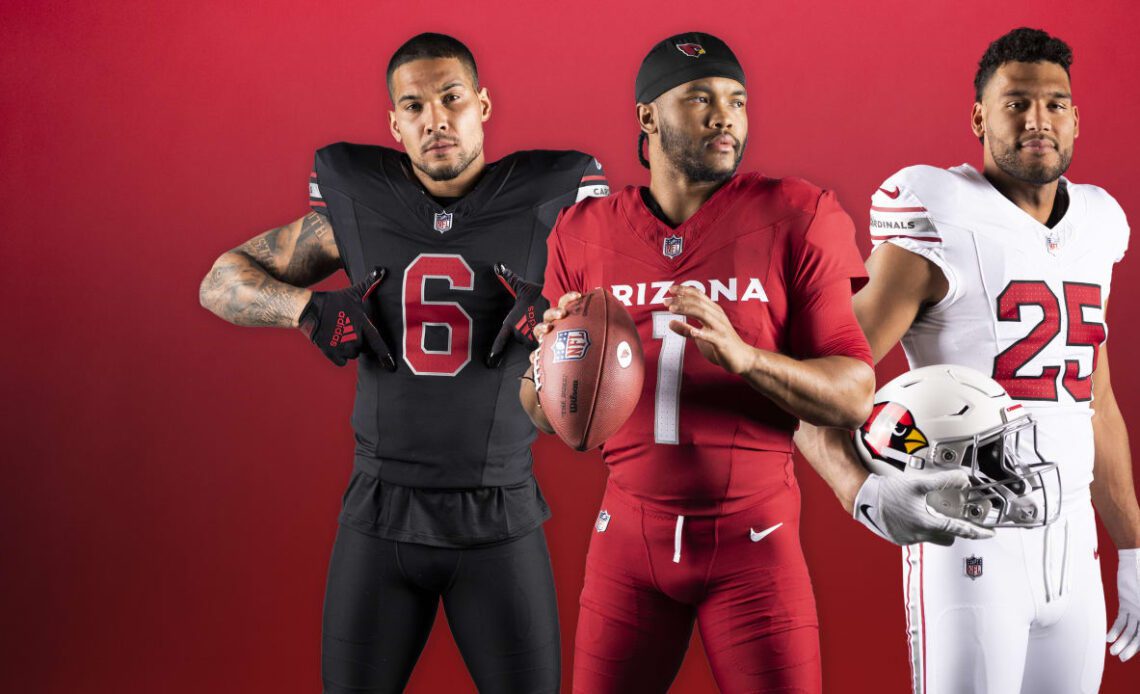 Arizona Cardinals unveil new uniforms for the 2023 season