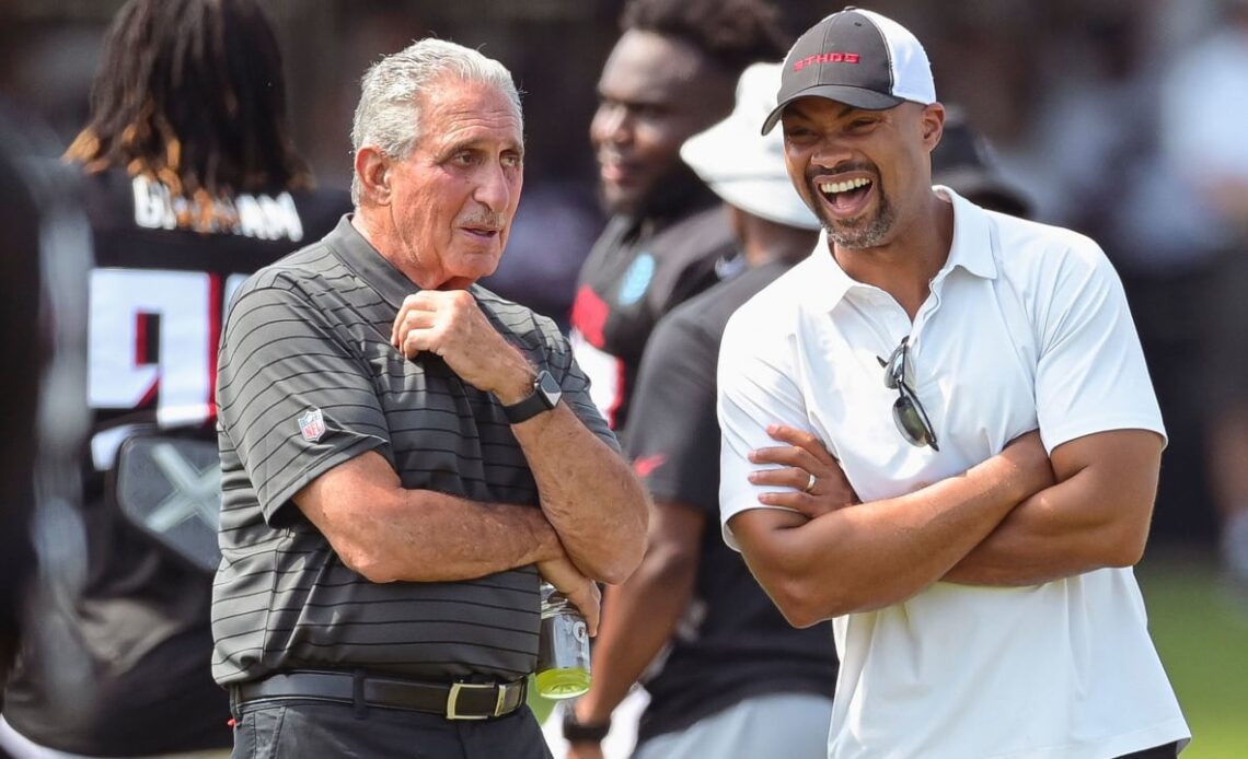 Arthur Blank, Terry Fontenot discuss Falcons decision to roll with Desmond Ridder