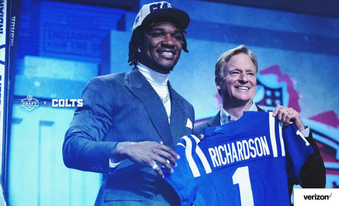 Colts select Florida QB Anthony Richardson with No. 4 pick in 2023 draft