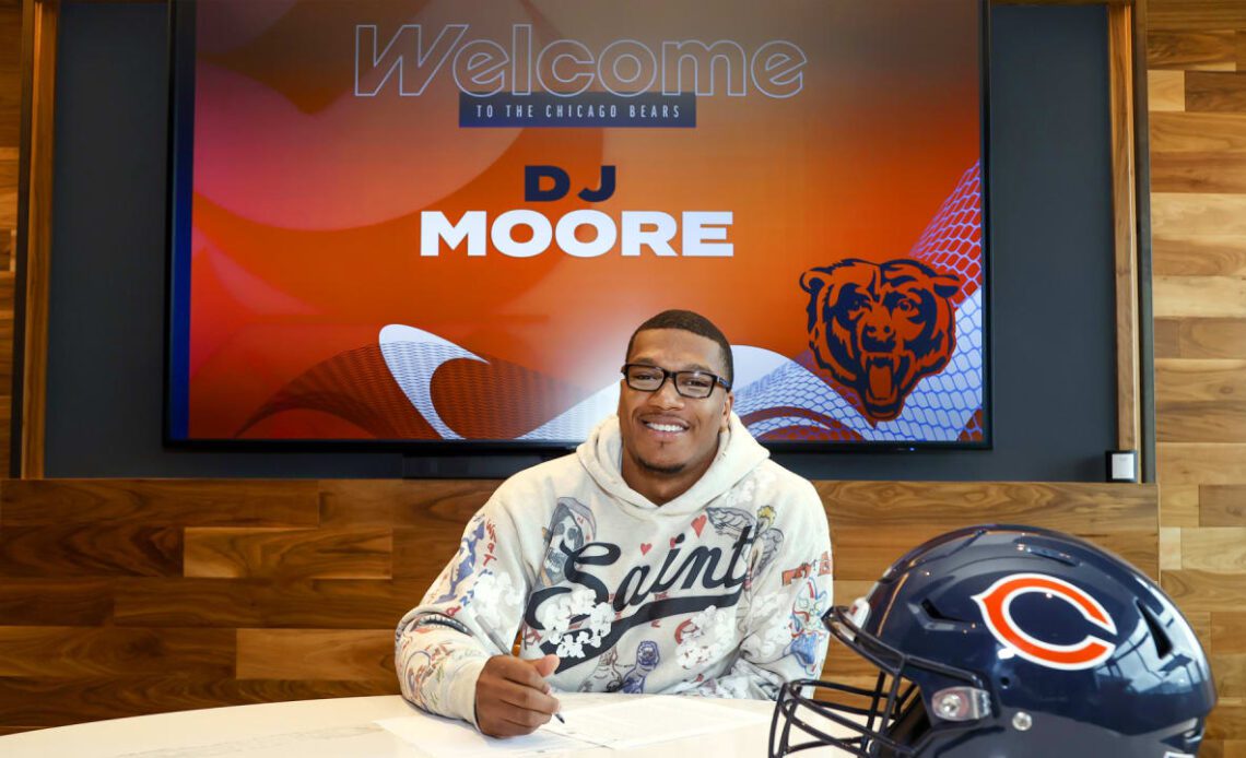 DJ Moore calls joining Bears, Justin Fields 'real special'