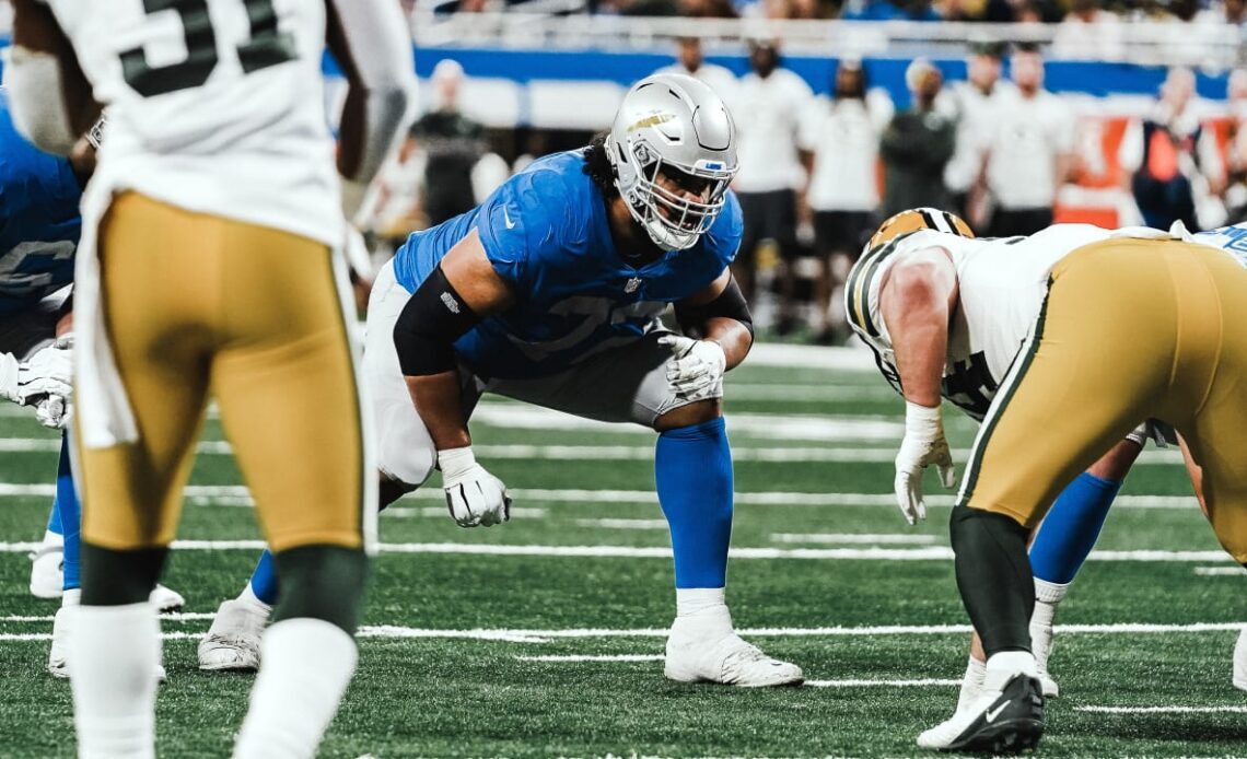 Detroit Lions optimistic about Halapoulivaati Vaitai's health, setting up good competition at guard