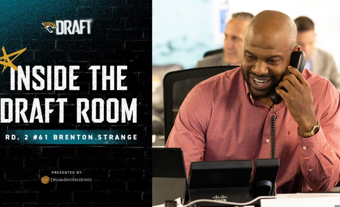 Inside the Draft Room: Brenton Strange Gets the Call | 2023 NFL Draft