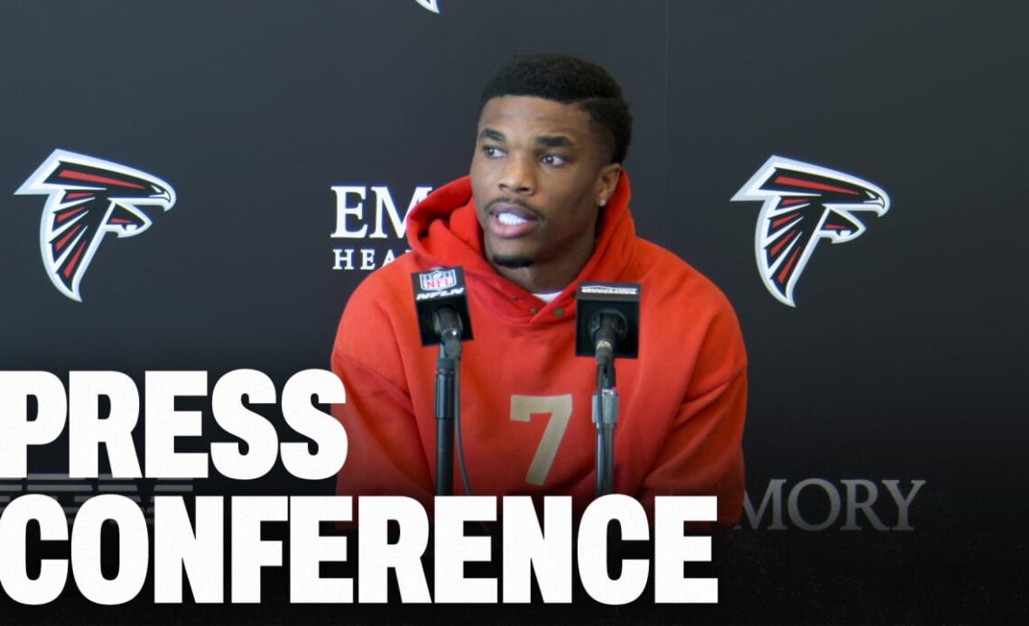 Jeff Okudah speaks to the media for the first time since being traded to the Falcons | Press Conference