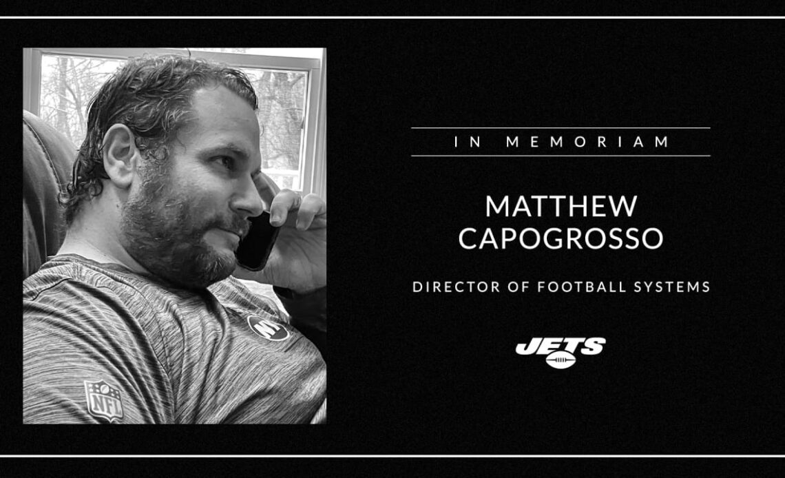 Jets Mourn the Loss of Matthew Capogrosso