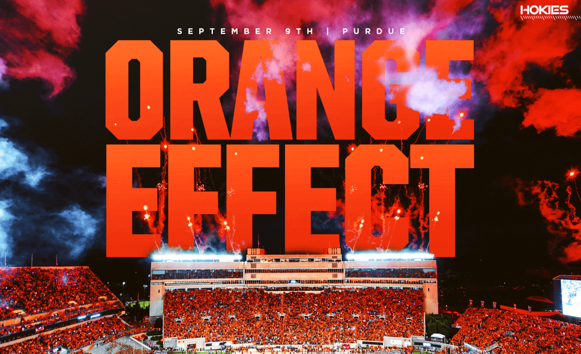 Orange Effect announced for Virginia Tech football’s game against Purdue