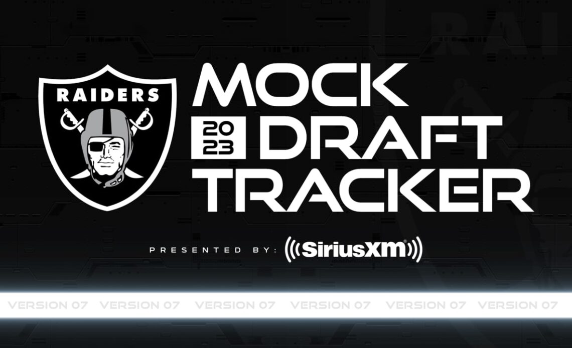 Raiders 2023 Mock Draft Tracker 7.0: Post-free agency frenzy