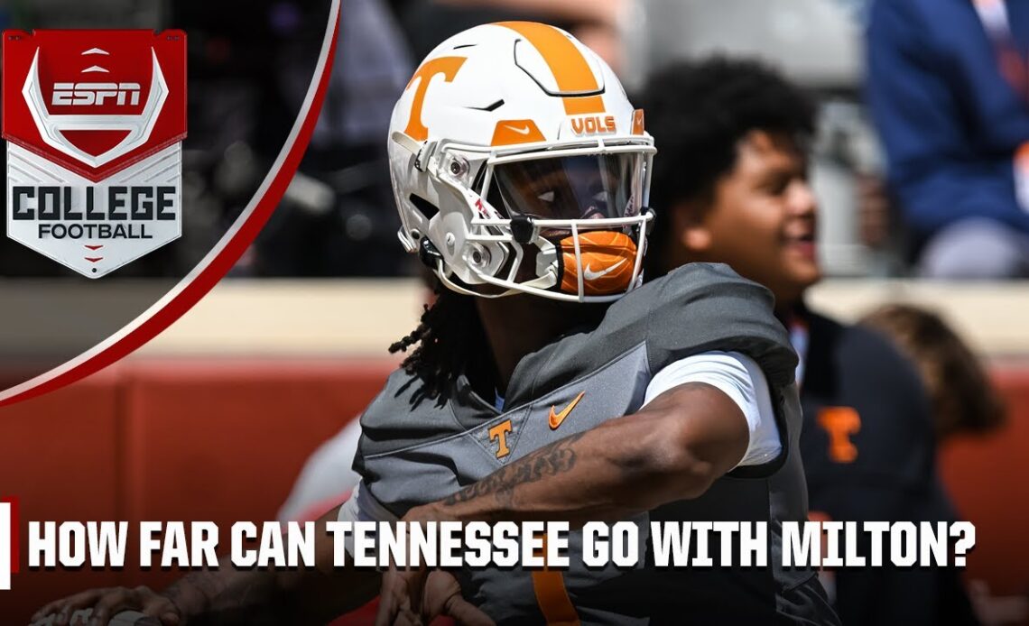 Tennessee’s Joe Milton III has the talent be a first-round pick – Jordan Rodgers