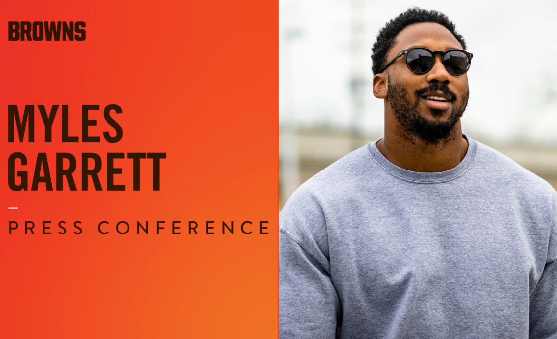 "Just trying to get 1% better" | Myles Garrett | Press Conference