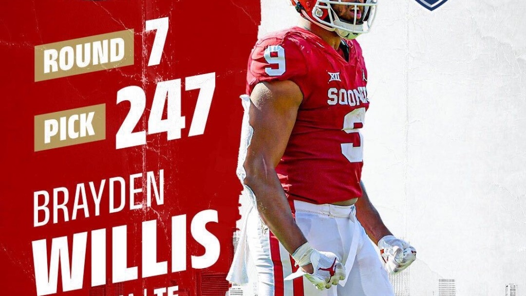 Brayden Willis selected by San Francisco 49ers