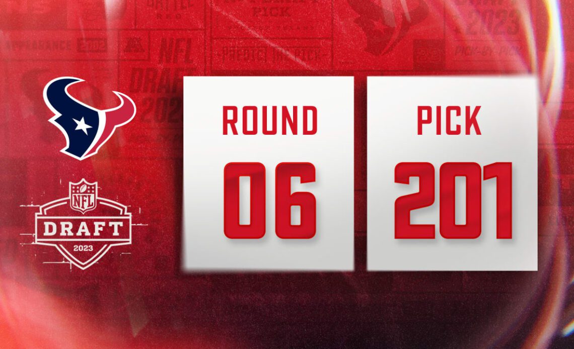 General Manager Nick Caserio and the Texans moved around late in the 2023 NFL Draft by completing two more trades on Saturday.