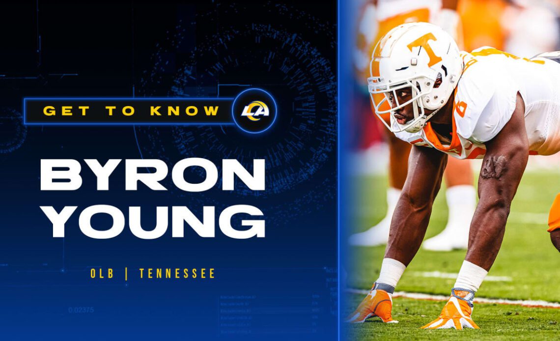 Get to know Tennessee OLB Byron Young