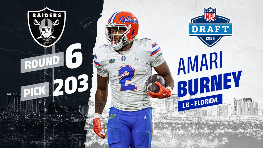 LB Amari Burney drafted in 6th round by Las Vegas