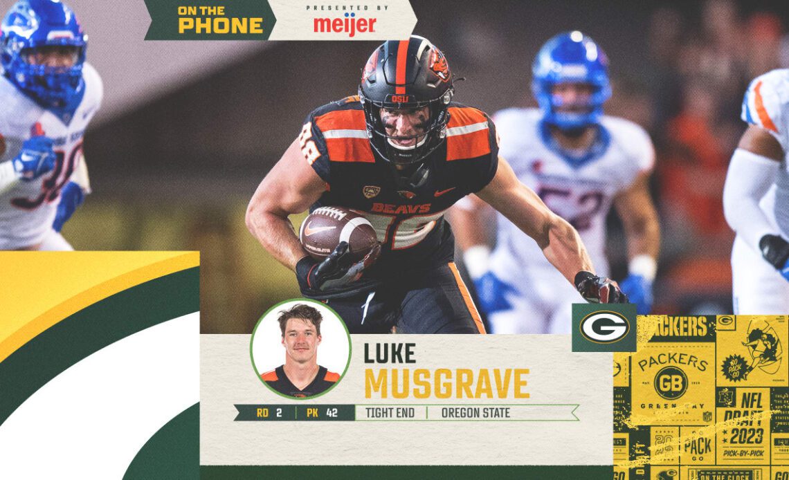 Luke Musgrave excited to join a long history of Packers