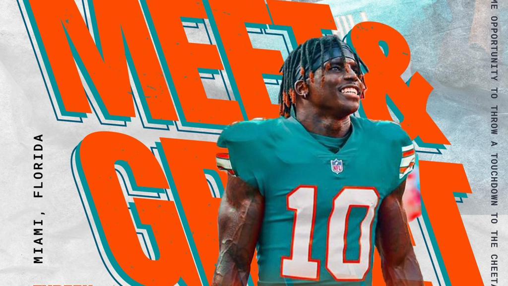 Miami Dolphins fans have an opportunity to throw pass to Tyreek Hill
