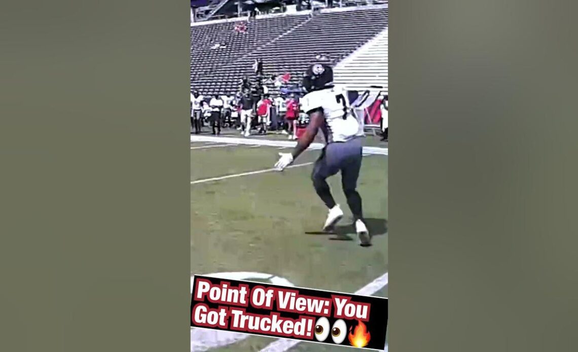 POV: Truck stick by Mark Thompson 🔥🔥👀 #shorts #MarkThompson #USFL #HoustonGamblers