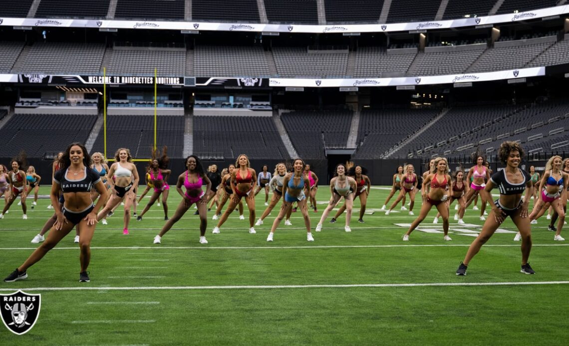 Raiderettes hold preliminary auditions for the 2023 season