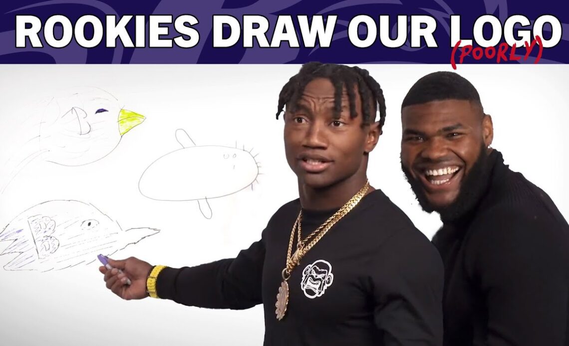 Superlatives: Rookies Draw Ravens Logo | Baltimore Ravens
