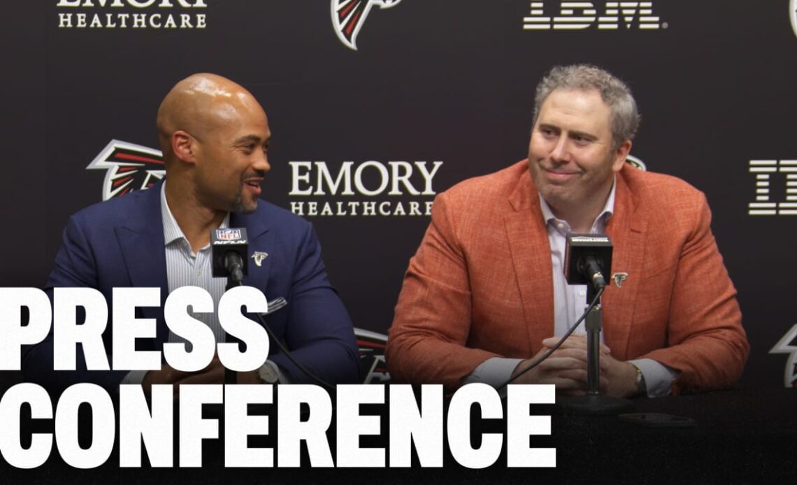 Terry Fontenot & Arthur Smith Press Conference | Day 2 of the 2023 NFL Draft