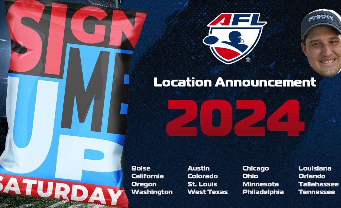 AFL Team Locations, USFL to NFL | Sign Me Up Summer w/ The REF