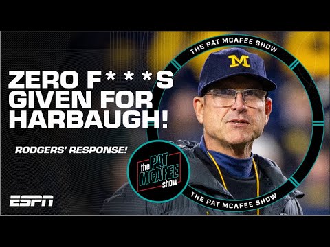 Aaron Rodgers thinks Jim Harbaugh is just saying THIS 😂 | The Pat McAfee Show