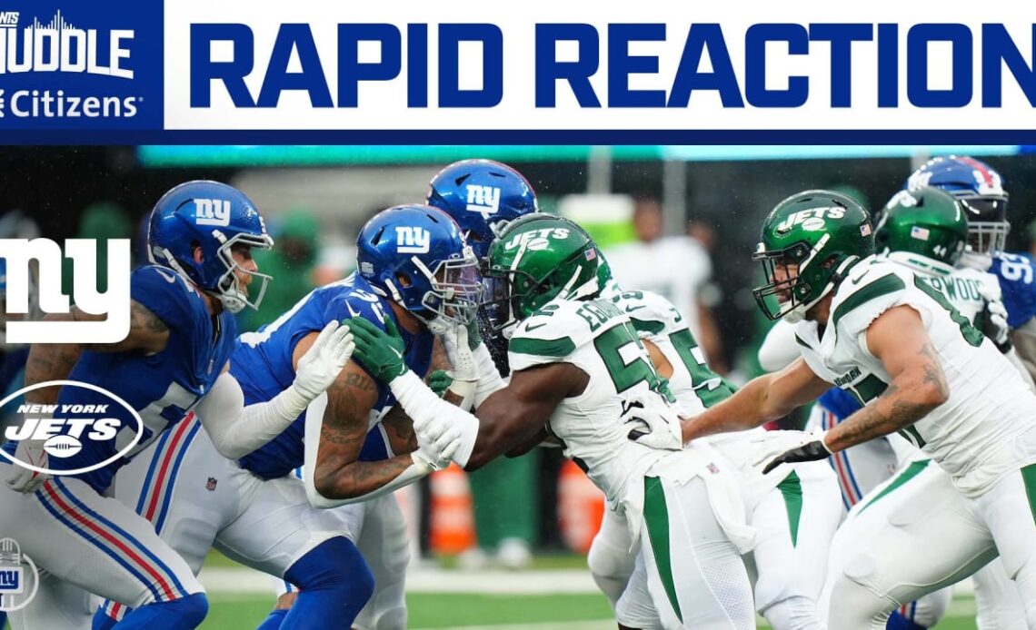 Giants Huddle | Jets Rapid Reaction