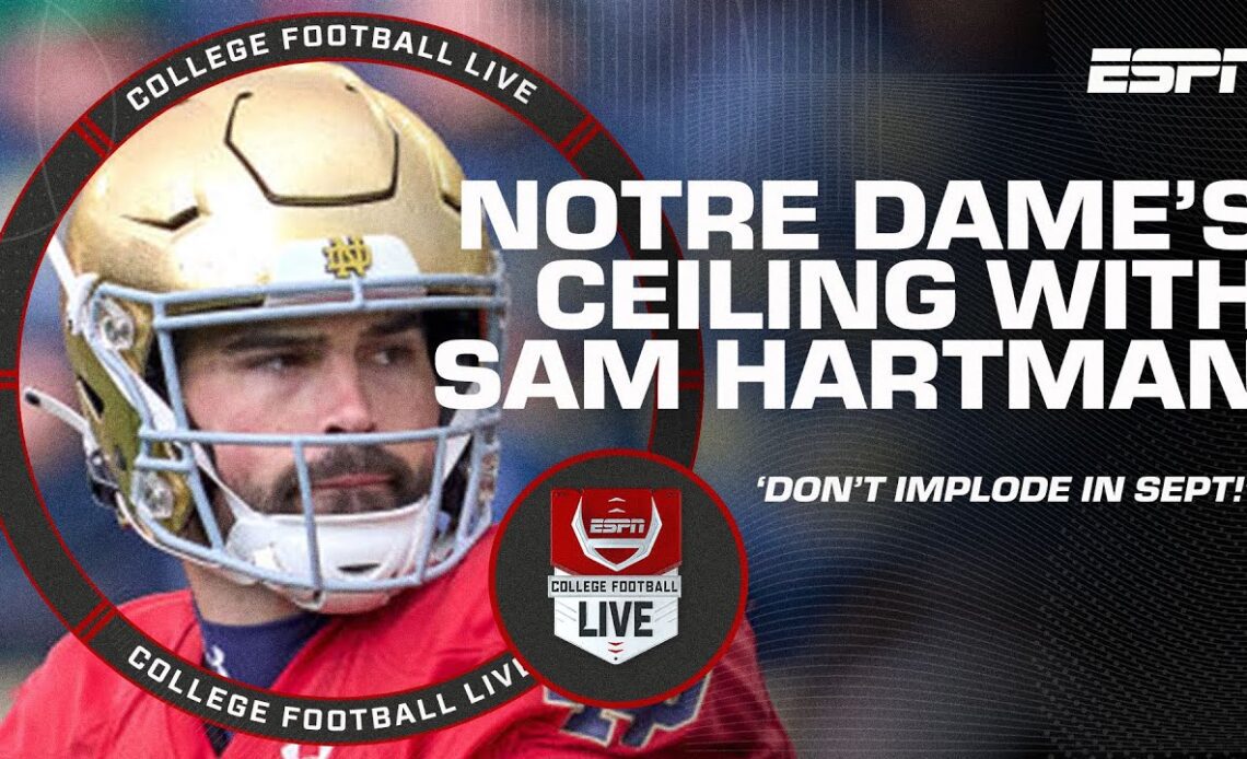 How far can Sam Hartman take Notre Dame? | College Football Live