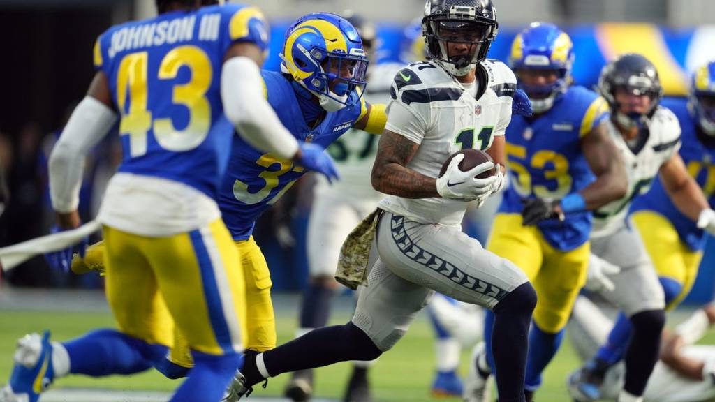 Jaxon Smith-Njigba player props odds, tips and betting trends for Week 12