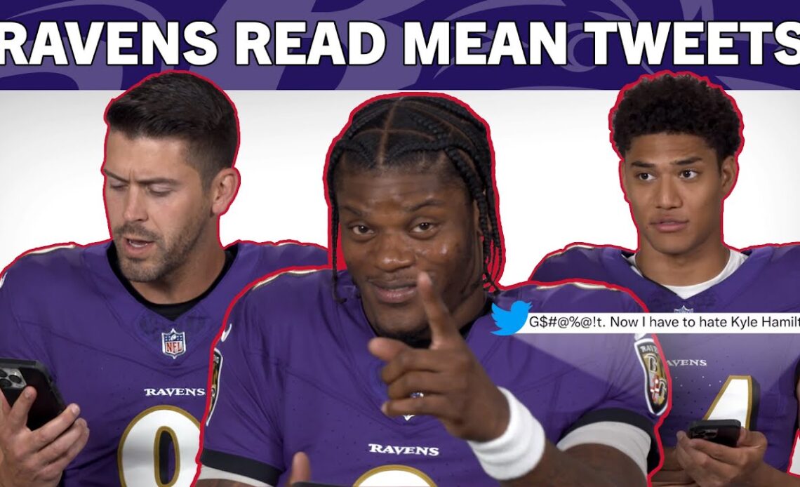 Justin Tucker, Kyle Hamilton Read The Meanest Tweets | Baltimore Ravens