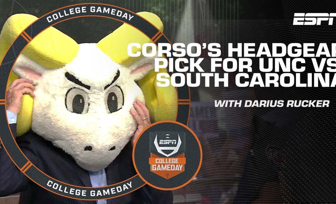 Lee Corso's headgear pick for North Carolina vs. South Carolina with Darius Rucker | College GameDay