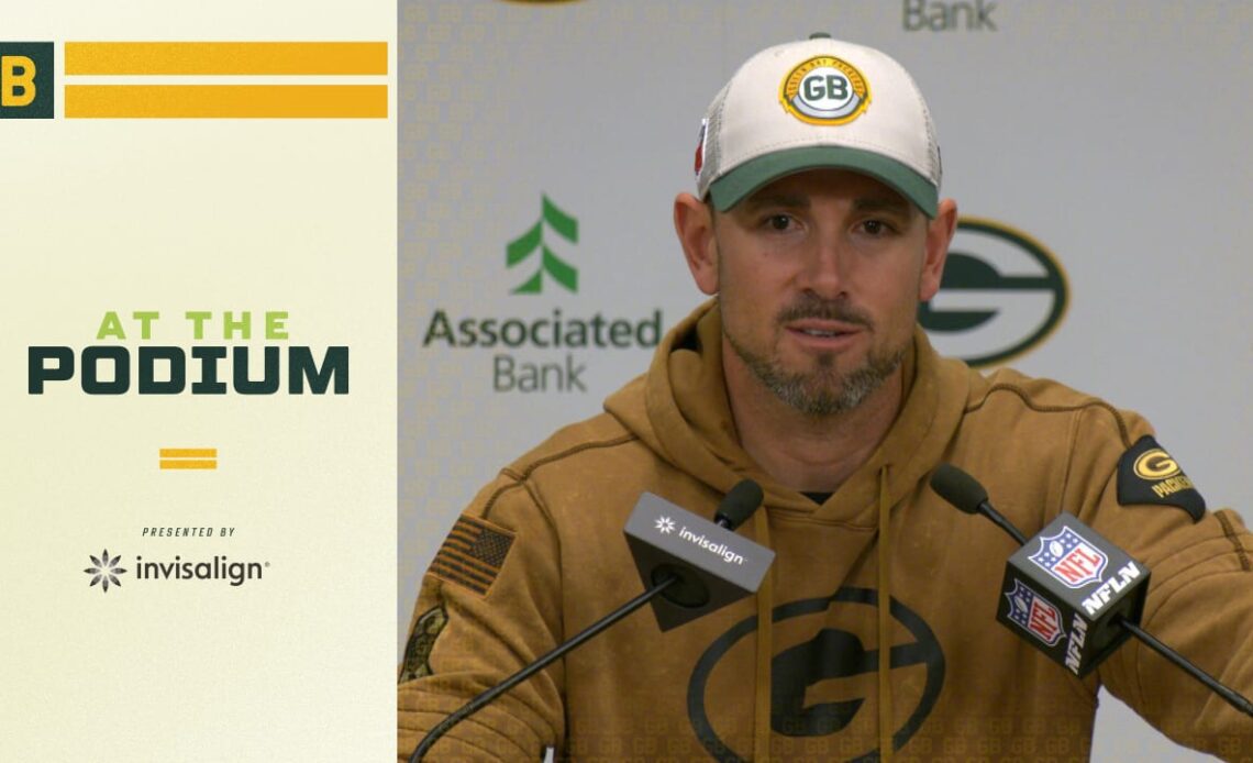 Matt LaFleur on DBs: 'They want to prove when given their opportunity'