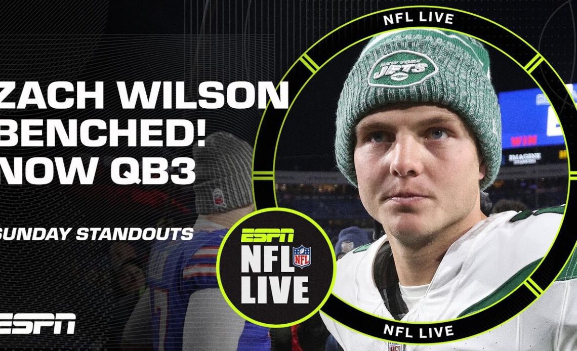 Micah Parsons still DOMINATING for the Cowboys 💪 + Zach Wilson DEMOTED to 3rd string 😮 | NFL Live