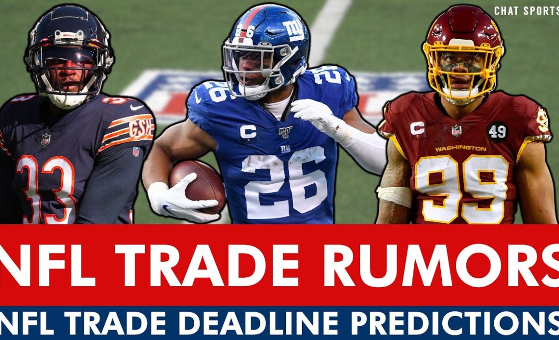 NFL Trade Rumors: Saquon Barkley, Hunter Renfrow & Chase Young Trade Predictions For Trade Deadline