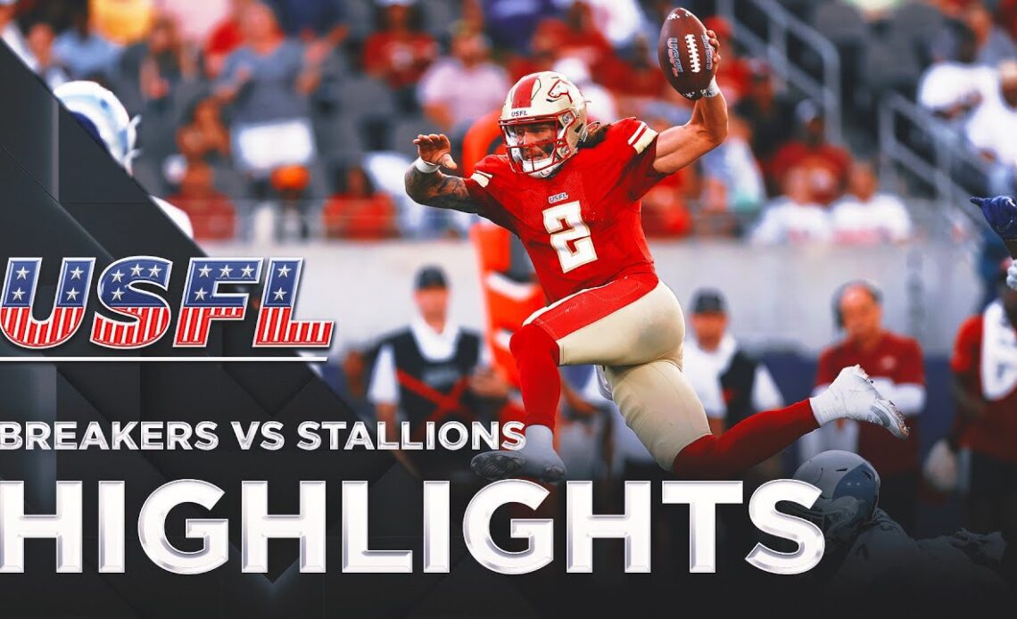 New Orleans Breakers vs Birmingham Stallions Highlights | USFL Playoffs on FOX