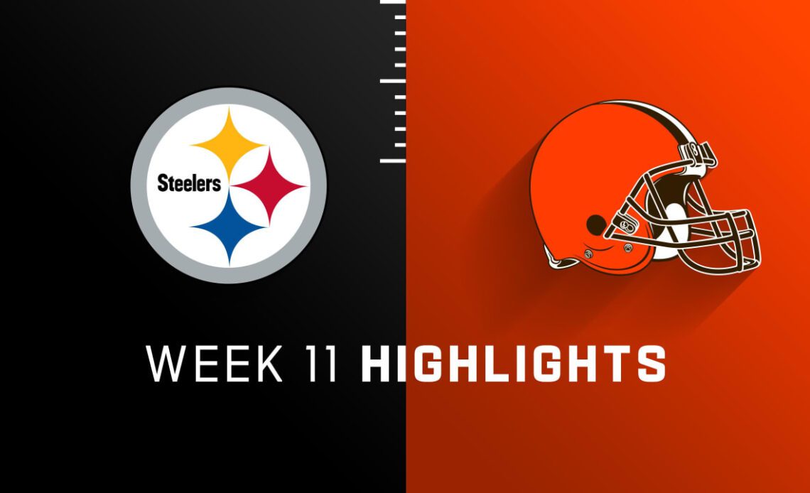 Steelers vs. Browns highlights Week 11