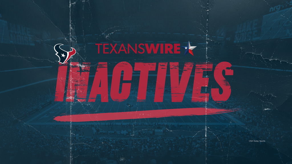 Texans vs. Bengals inactives: Injuries claim inactive spots