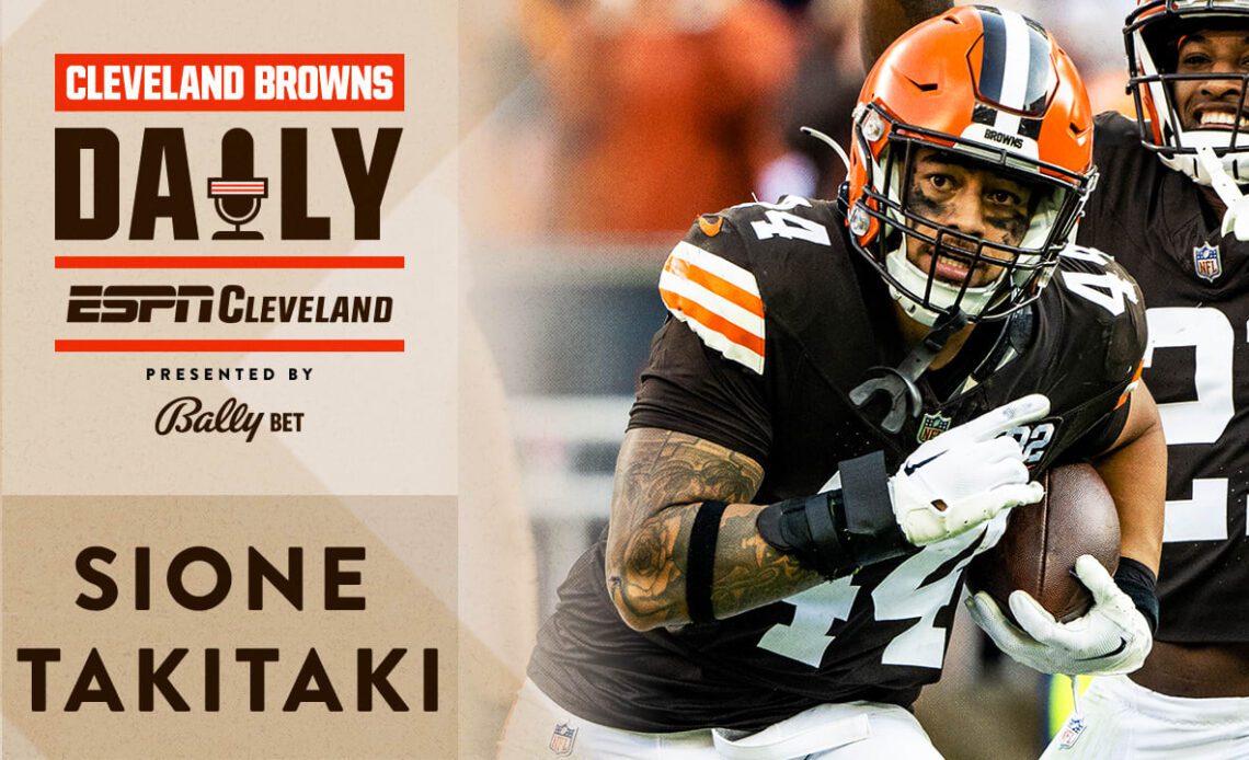 Turning the Page to Baltimore with LB Sione Takitaki | Cleveland Browns Daily | 11-8-23