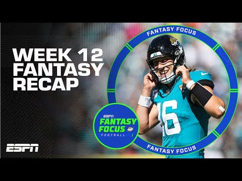 Week 12 Recap: Trevor Lawrence & Calvin Ridley's connection continues! | Fantasy Focus 🏈